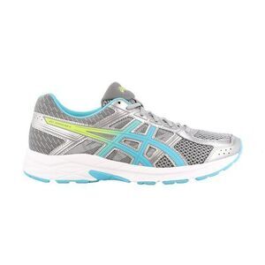 ASICS Women's Gel Contend 4‎ Running Shoes Size 8 Silver Blue Athletic La…